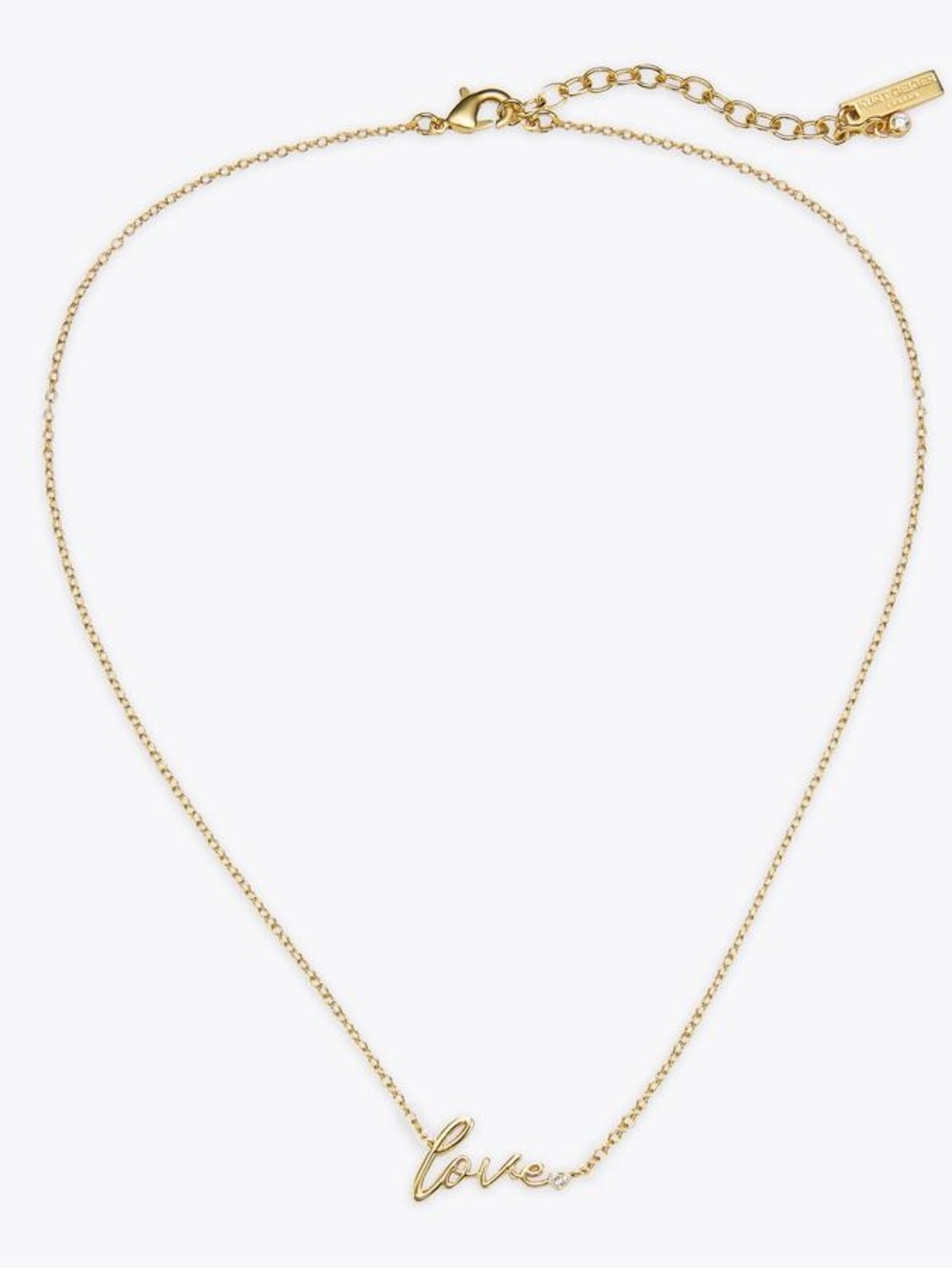 Kurt Geiger LOVE NECKLACE Gold Tone NWT
